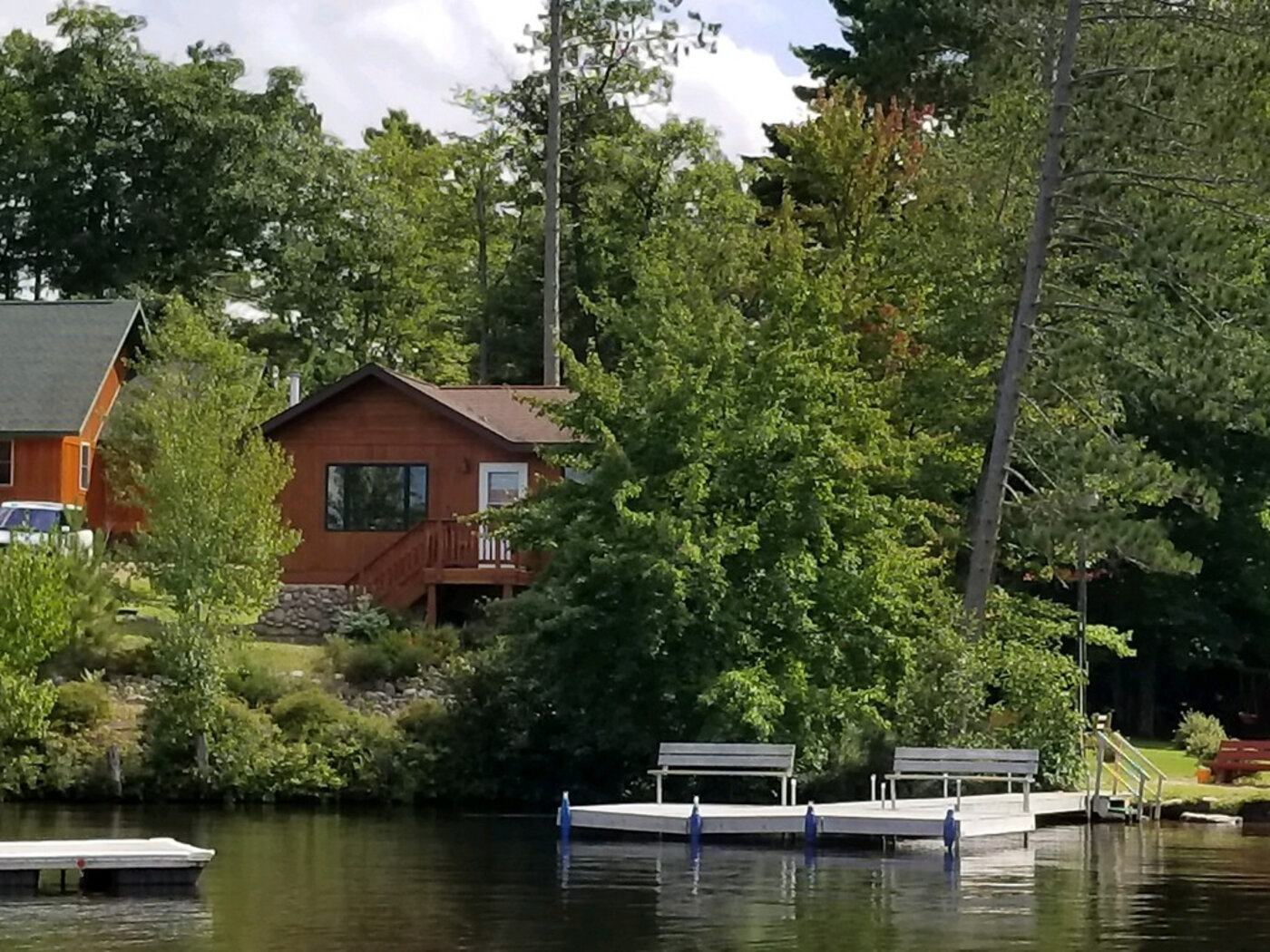 Honeymoon Cottage from the lake